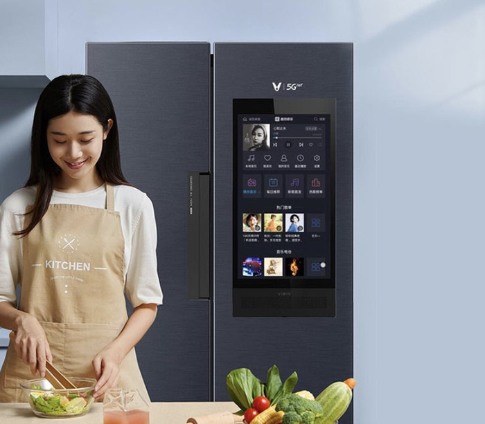 云米5G IoT大屏冰箱互联网冰箱助你打造智能生活