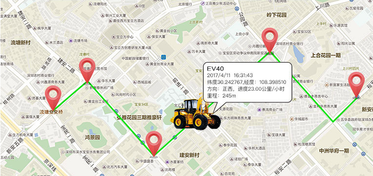 几米物联：GPS定位器助力工程机械扩大租赁市场