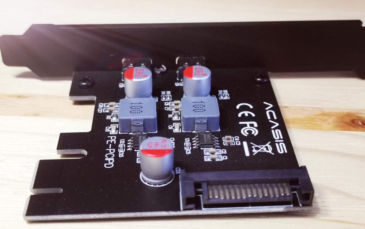 阿卡西斯PCI-E快充转换卡评测