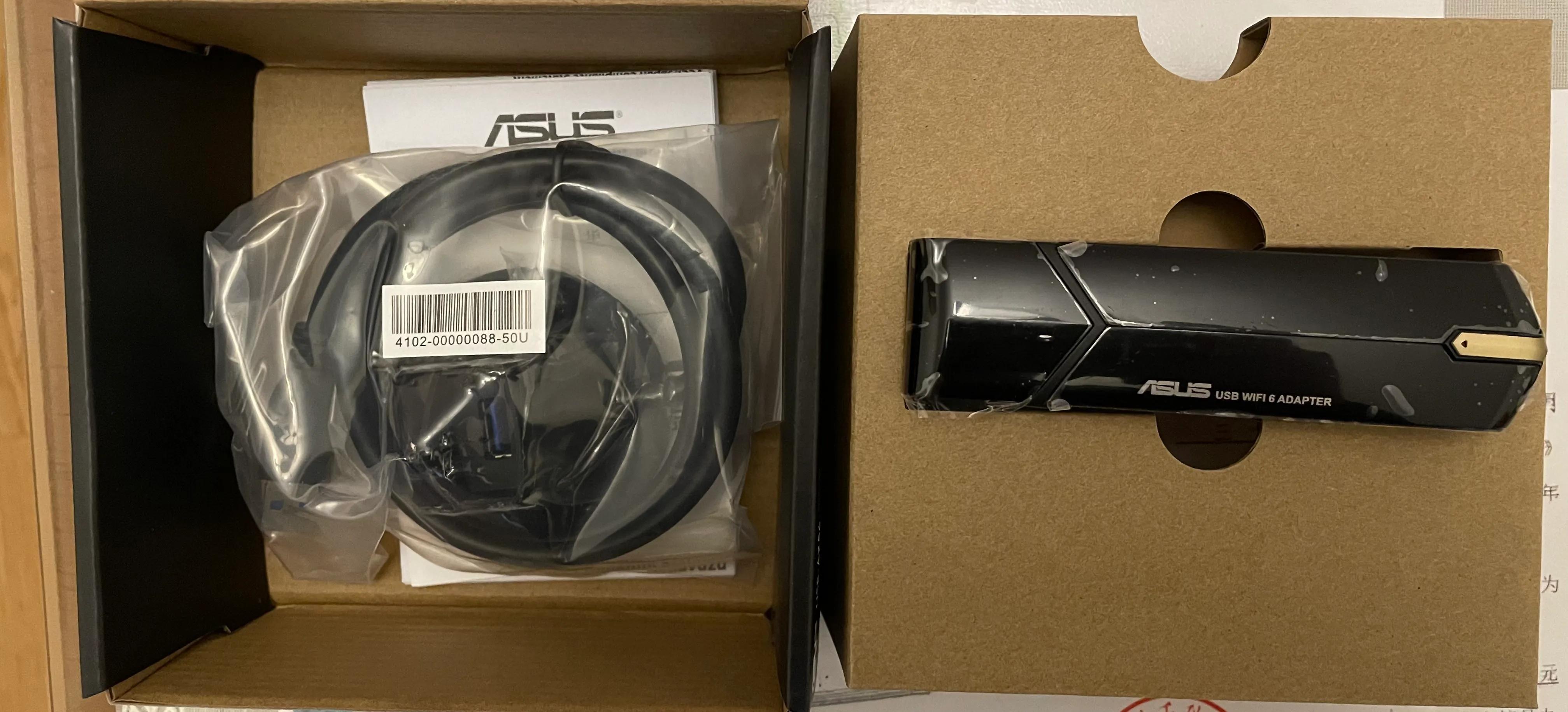 全球第一款正式上市的支持WIFI6协议的华硕AX56无线USB网卡