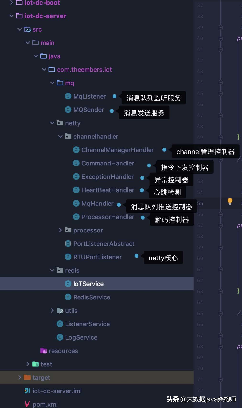 springboot+netty+rabbitmq物联网设备(IOT)项目源码免费赠送