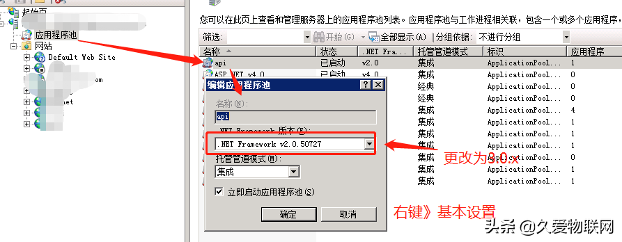 物联网开发接口API云服务器IIS部署及域名解析定向